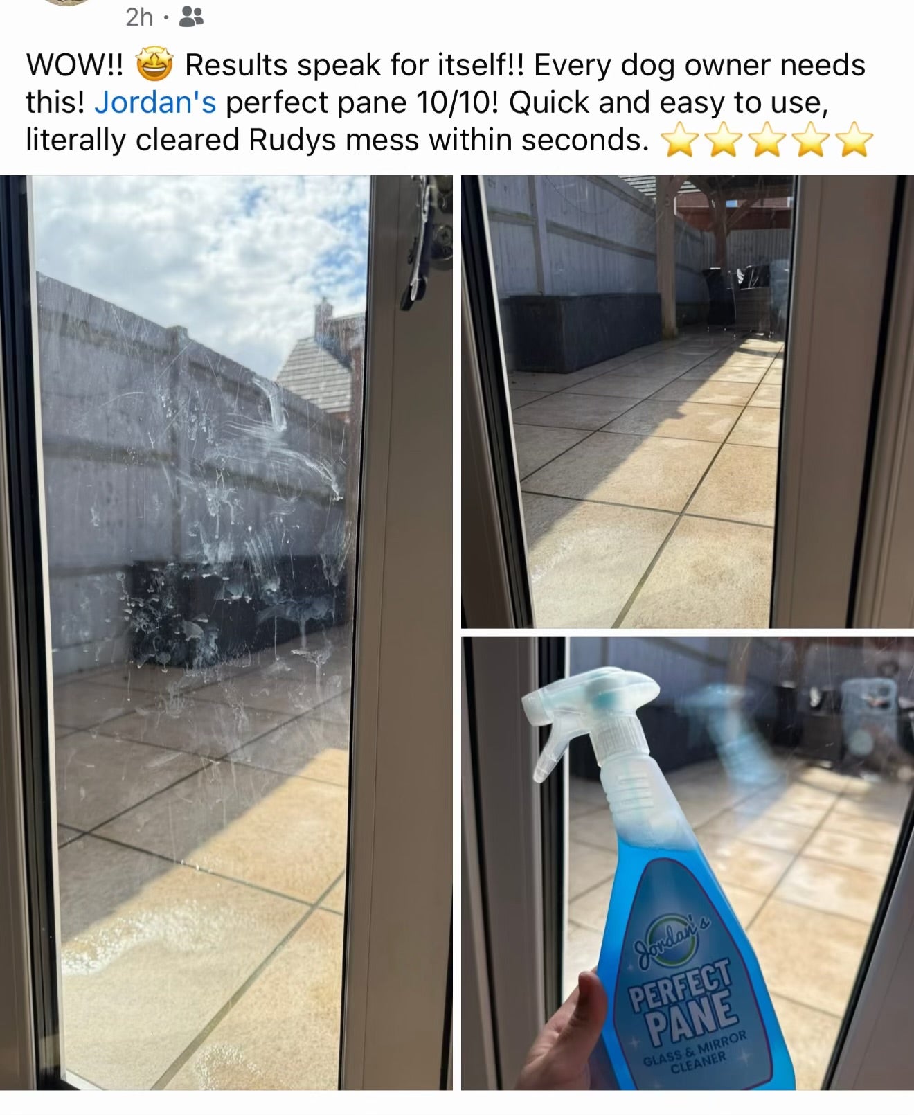 Jordan's Glass & Mirror Cleaner